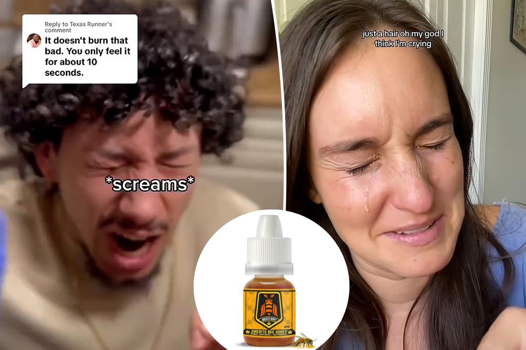 What is the trend of honey eye drops?  "Can Have Harmful Side Effects"