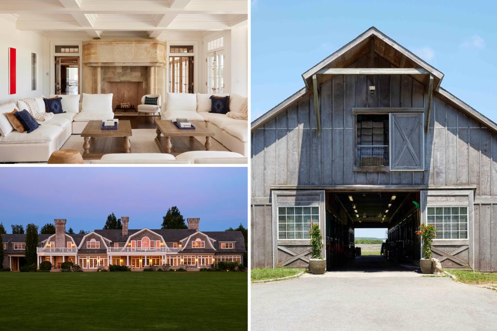 The most expensive property now for sale in the Hamptons is also the largest horse estate in the East End