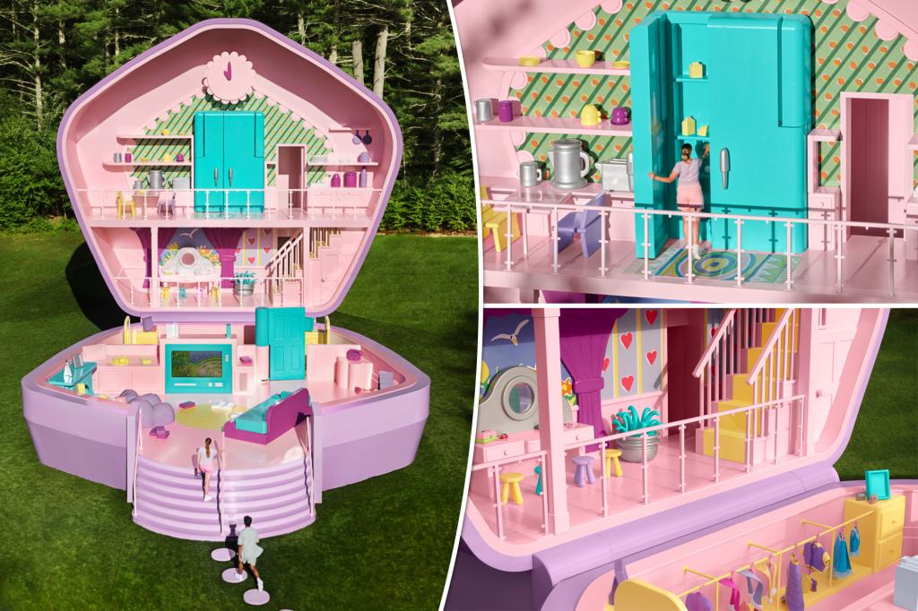 Inside the life-size Polly Pocket house created by Airbnb: 'Serious slumber party fun'