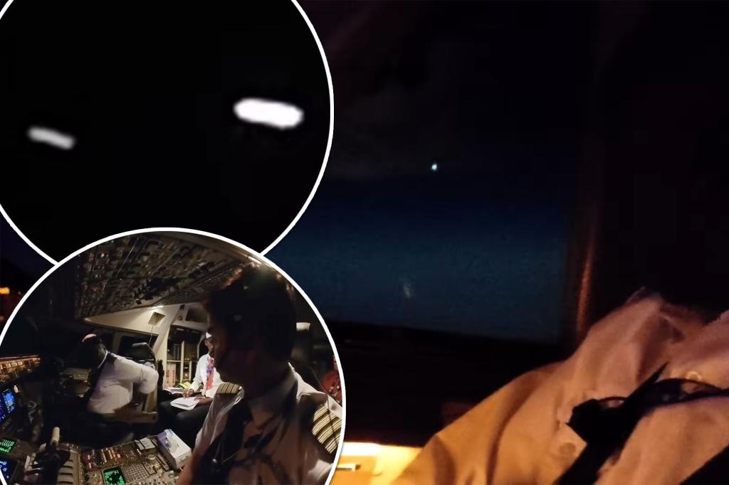 Airplane pilots record multiple UFOs 'dancing' in the sky: 'It wasn't on our radar'