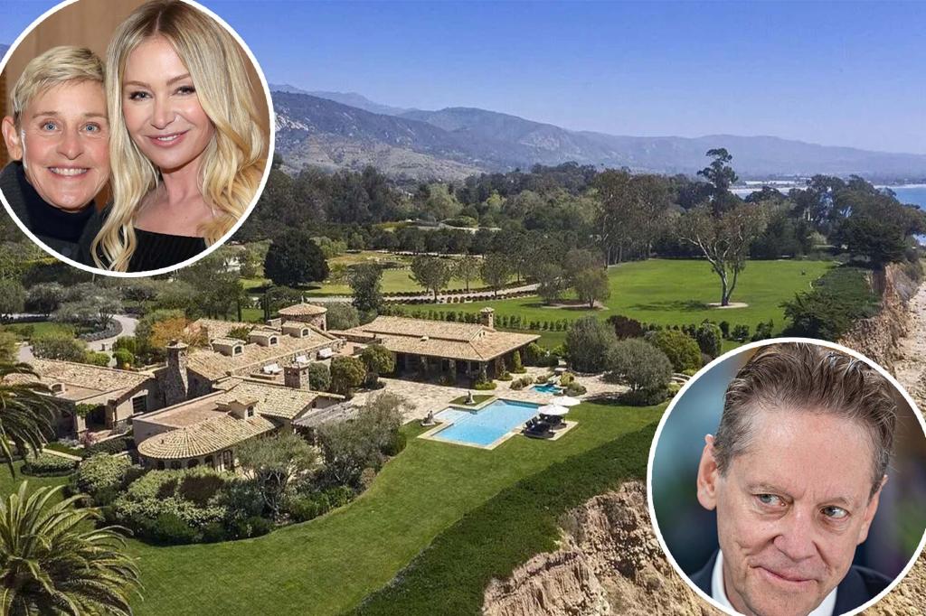 Ellen DeGeneres flips $96 million California estate to mining magnate in high-stakes property swap