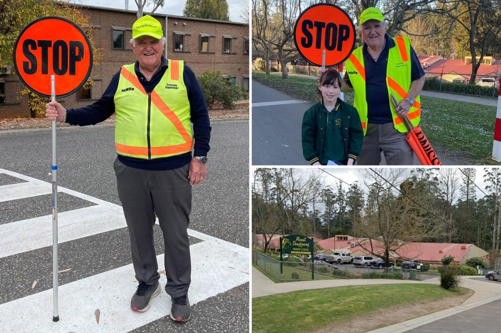 The beloved school crossing guard was banned by senior students after parents complained