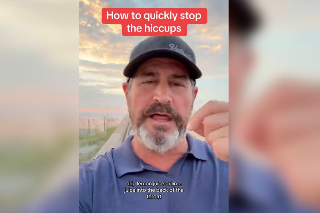 Dr. Jeremy London, a Georgia-based heart surgeon, is sharing a hack that he says will stop hiccups quickly. "Drip lemon juice or lime juice on the back of the throat," he said on TikTok last month.